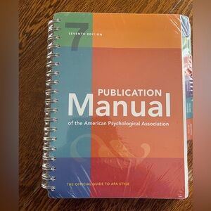 7th Edition, APA (American psychological Association) Publication Manual.